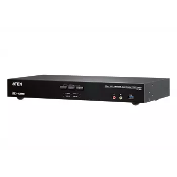 Switch KVMP™ ATEN 2 porte USB 3.0 4K HDMI Dual Display, 4096 x 2160 pixel, 4K Ultra HD, 3,17 W, nero