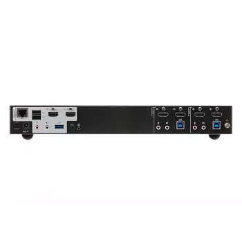 Switch KVMP™ ATEN 2 porte USB 3.0 4K HDMI Dual Display, 4096 x 2160 pixel, 4K Ultra HD, 3,17 W, nero