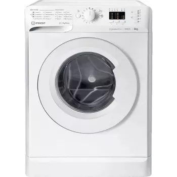 Lavatrice a carica frontale INDESIT MTWSA 61294 W EE, 6 kg, motore inverter, classe di efficienza energetica C