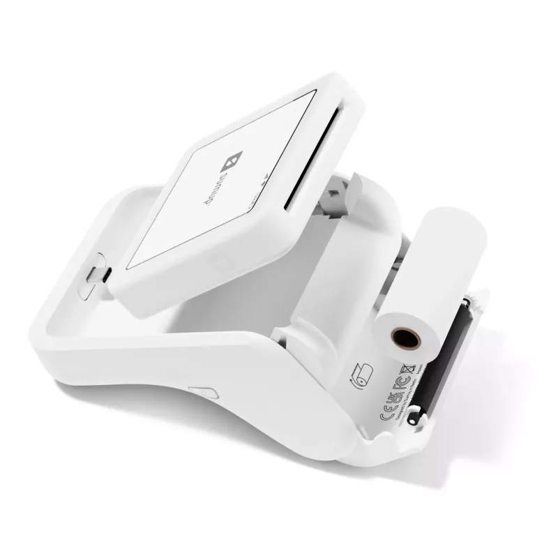 SumUp Solo Printer lettore di carte smart batteria Wi-Fi bianco