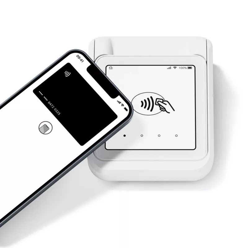 SumUp Solo Printer lettore di carte smart batteria Wi-Fi bianco