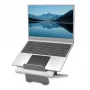 Supporto per laptop da scrivania Fellowes - Breyta rialzo per laptop regolabile per casa e ufficio - supporto portatile per laptop con 12 regolazioni in altezza - dimensione max laptop 14 pollici, peso max 4 kg - bianco