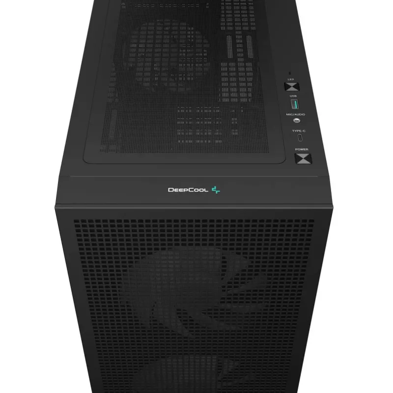 DeepCool CH360 DIGITAL R-CH360-BKAPE3D-G-1 case PC Micro Tower, micro ATX/Mini-ITX, vetro temperato, nero