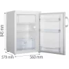 Frigorifero combinato Gorenje RB492PW a libera installazione 119 L bianco