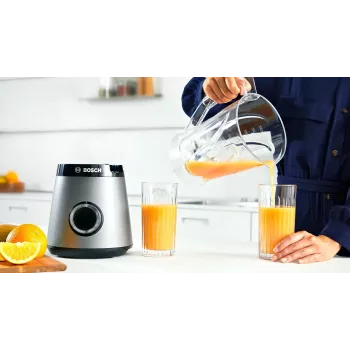 Bosch Serie 4 MMB6141S Frullatore 1,5 l Frullatore da tavolo 1200 W argento
