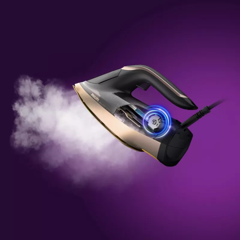 Philips DST8041/80 Ferro da stiro Ferro da stiro a vapore suola SteamGlide Elite 3000 W nero