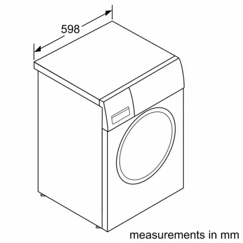 Lavatrice Bosch WGG244ZMSN, a carica frontale 9 kg, classe di efficienza energetica A