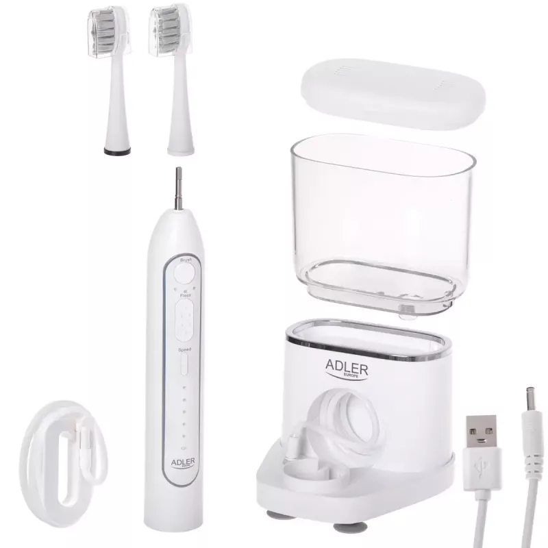 Spazzolino Adler 2-in-1 Idropulsore Sonic Brush AD 2180w