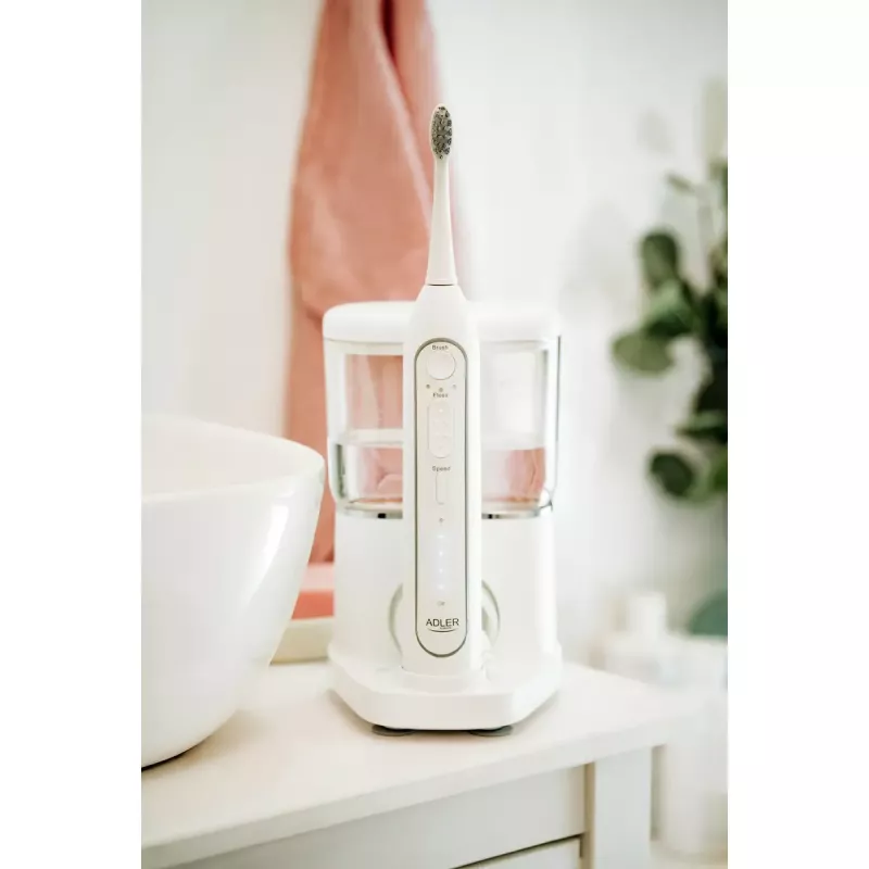 Spazzolino Adler 2-in-1 Idropulsore Sonic Brush AD 2180w