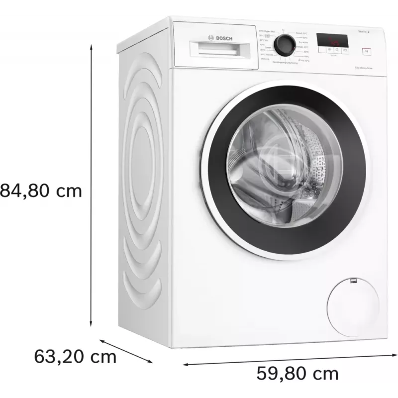 Bosch Serie 2 WGE0240ASN Lavatrice a carica frontale 7 kg 1351 giri/min bianco