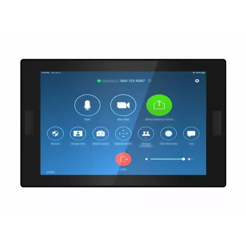 Controller per conferenze Lenovo ThinkSmart 12QL0004MT per Zoom, dispositivo compatto nero per il controllo delle riunioni