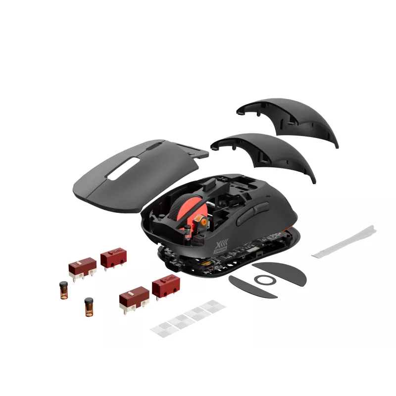 GENESIS Zircon XIII mouse gaming ambidestro RF Wireless + USB Type-C ottico 26000 DPI