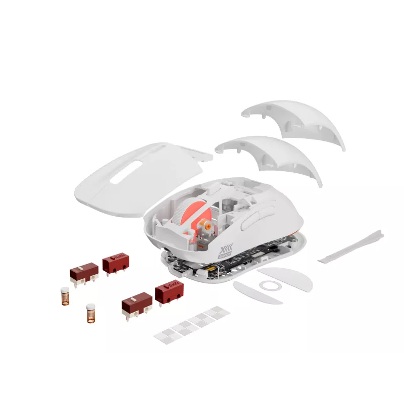 GENESIS Zircon XIII mouse gaming ambidestro RF Wireless + USB Type-C ottico 26000 DPI