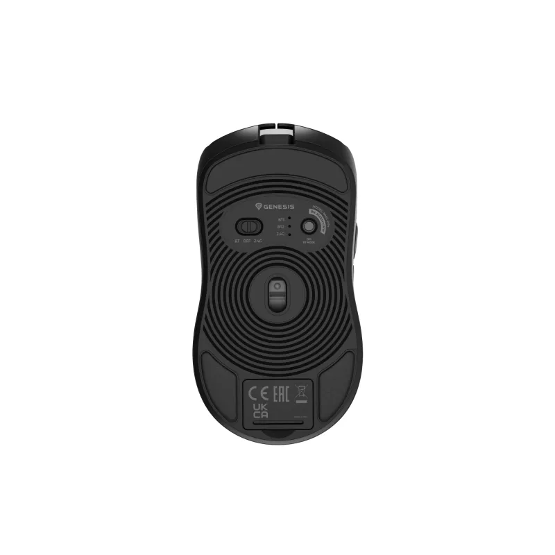 GENESIS Zircon 500 mouse gaming per destrorsi RF Wireless + Bluetooth + USB Type-C ottico 10000 DPI