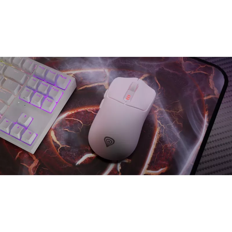 GENESIS Zircon 500 mouse gaming per destrorsi RF Wireless + Bluetooth + USB Type-C ottico 10000 DPI
