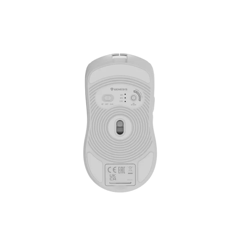 GENESIS Zircon 500 mouse gaming per destrorsi RF Wireless + Bluetooth + USB Type-C ottico 10000 DPI