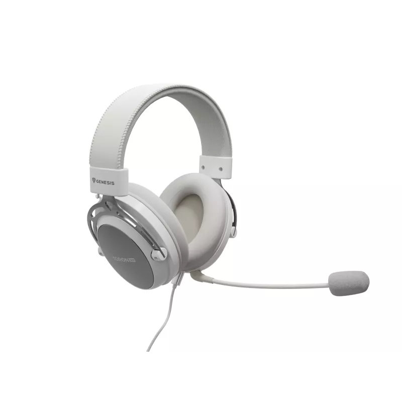 GENESIS Toron 301 headset cablato head-band gaming bianco