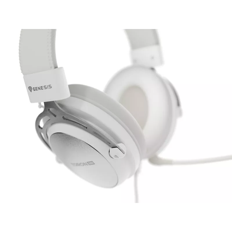GENESIS Toron 301 headset cablato head-band gaming bianco
