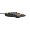 Genesis Thor 230 TKL tastiera gaming meccanica cablata, US, Anchor Gray Negative, Outemu Red
