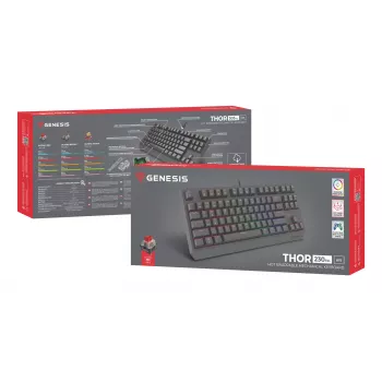GENESIS Thor 230 TKL Lite tastiera gaming USB QWERTY inglese nero