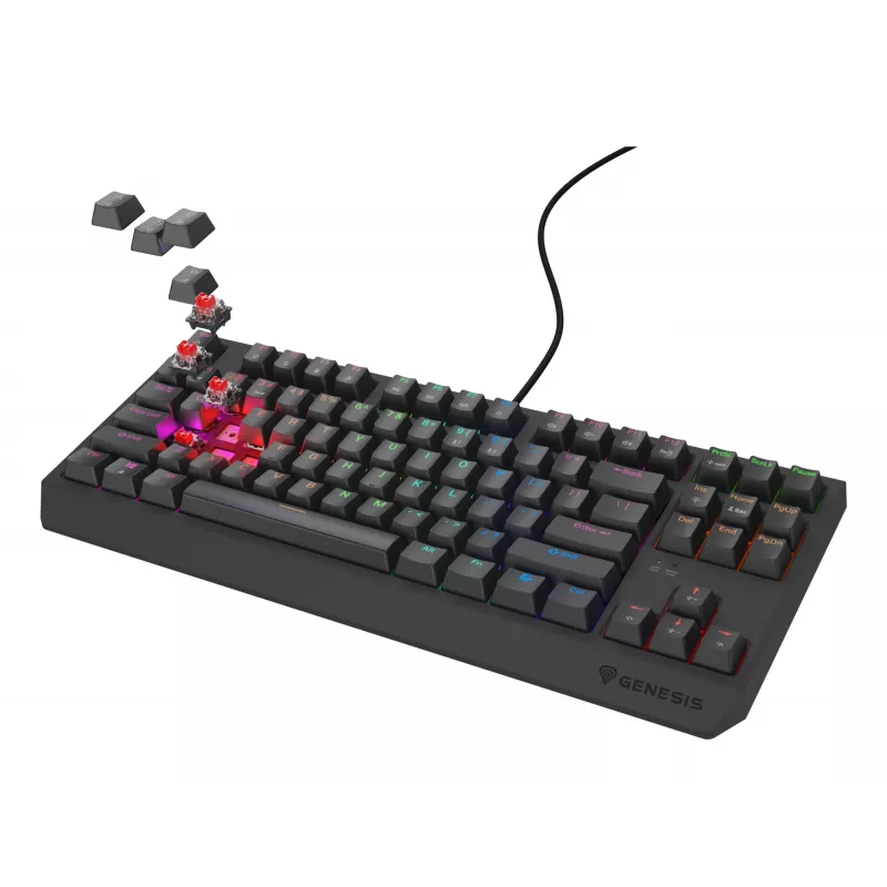 GENESIS Thor 230 TKL Lite tastiera gaming USB QWERTY inglese nero