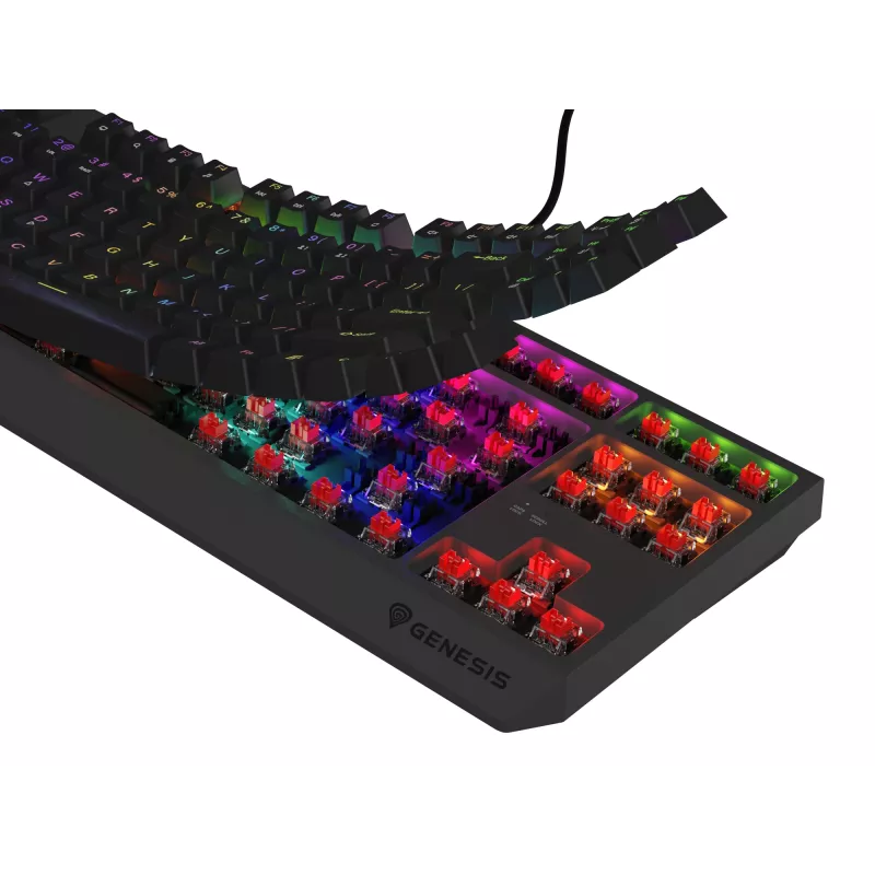 GENESIS Thor 230 TKL Lite tastiera gaming USB QWERTY inglese nero