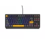 GENESIS THOR 230 TKL tastiera gaming USB + RF Wireless + Bluetooth QWERTY nero, blu, grigio, arancione