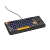 GENESIS THOR 230 TKL tastiera gaming USB + RF Wireless + Bluetooth QWERTY nero, blu, grigio, arancione