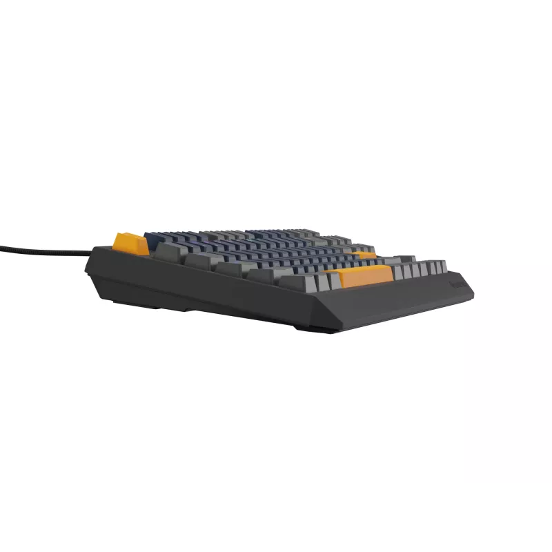 GENESIS THOR 230 TKL tastiera gaming USB + RF Wireless + Bluetooth QWERTY nero, blu, grigio, arancione