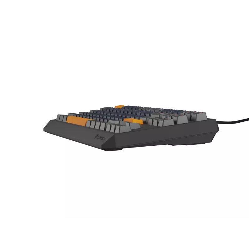 GENESIS THOR 230 TKL tastiera gaming USB + RF Wireless + Bluetooth QWERTY nero, blu, grigio, arancione