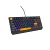 GENESIS THOR 230 TKL tastiera gaming USB + RF Wireless + Bluetooth QWERTY nero, blu, grigio, arancione
