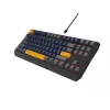 GENESIS THOR 230 TKL tastiera gaming USB + RF Wireless + Bluetooth QWERTY nero, blu, grigio, arancione