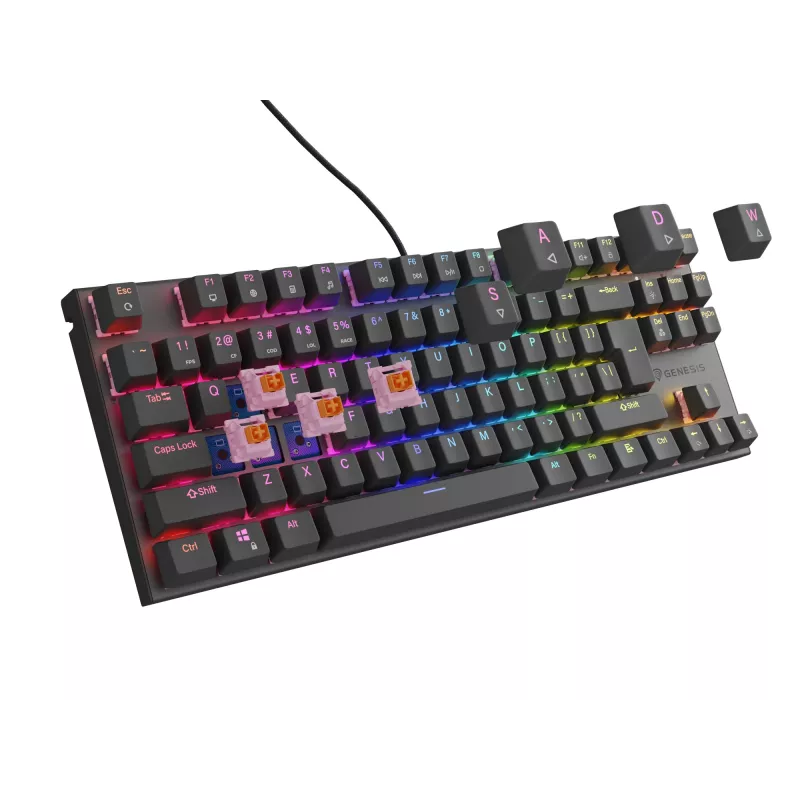 Tastiera gaming GENESIS Thor 303 TKL USB QWERTY US International nero