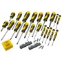 Set di cacciaviti manuali STANLEY STHT0-62113 con punte a croce, Robertson e Torx, punte magnetiche, impugnature ergonomiche