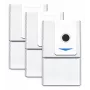 Sacchetti per polvere Ecovacs DDB030031 per robot aspirapolvere, bianco, confezione da 3