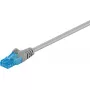 Goobay 55419 cavo patch Cat6a U/UTP, AWG 26/7, 1 m, grigio