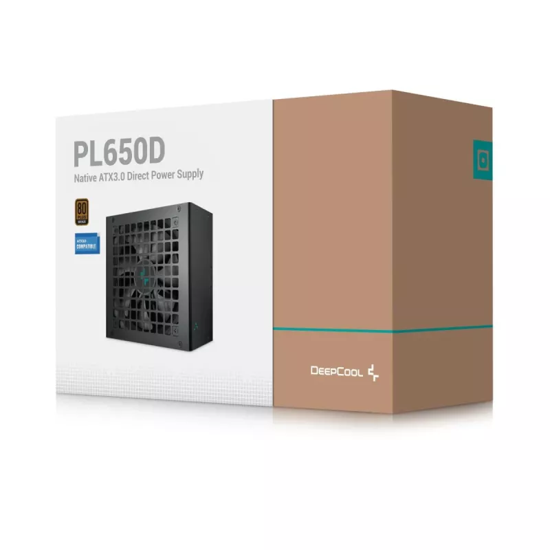DEEPCOOL Pl650d alimentatore 650 W 20+4 pin ATX - nero