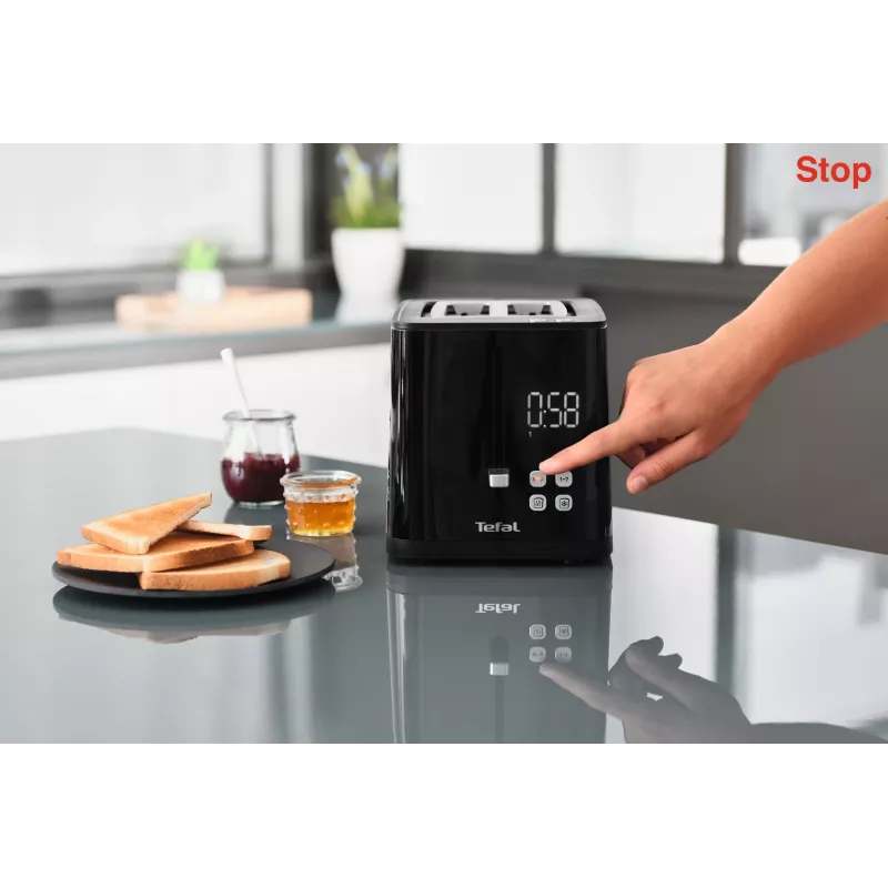 Tostapane Tefal TT6408 — 2 fette, 850 W, nero