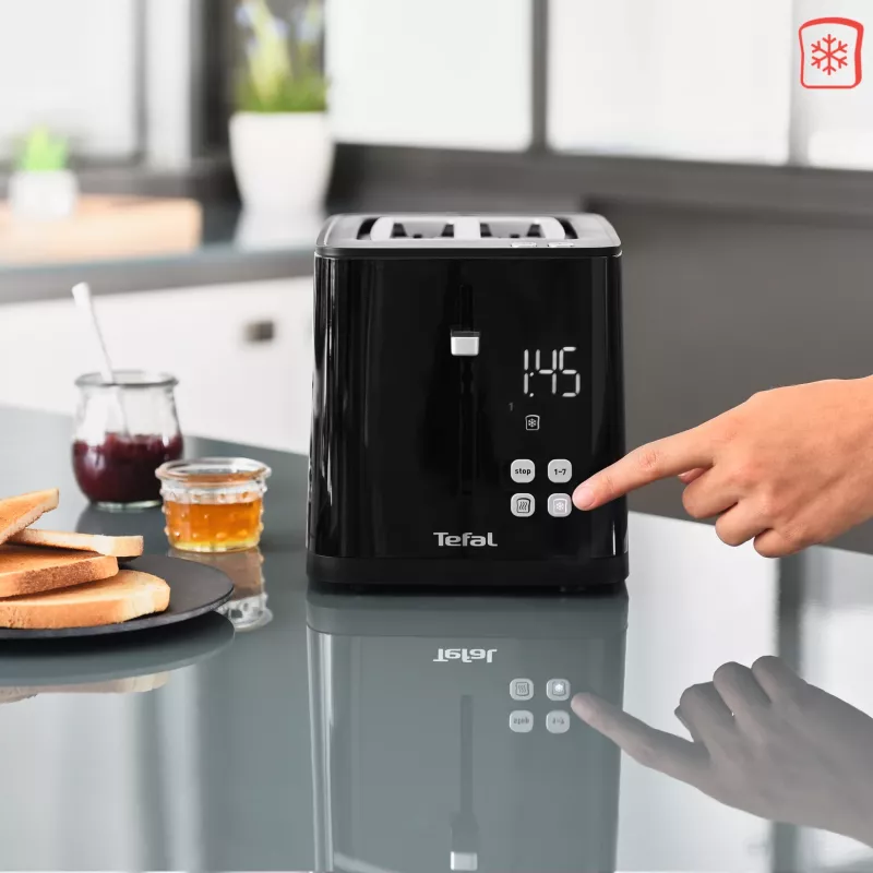 Tostapane Tefal TT6408 — 2 fette, 850 W, nero