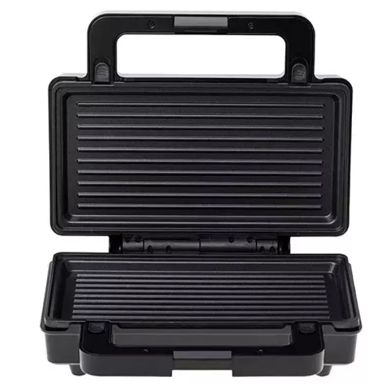 Adler AD 3073 tostiera 2 in 1, 1000 W, acciaio inox/nero