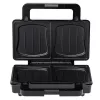 Adler AD 3073 tostiera 2 in 1, 1000 W, acciaio inox/nero