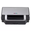 Adler AD 3073 tostiera 2 in 1, 1000 W, acciaio inox/nero