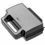Sandwich maker Adler AD 3073 — 2 sandwich, 1400 W, argento/nero, piastre rimovibili, conservazione verticale