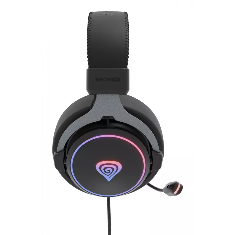 GENESIS Neon 764 Headset da gaming cablato con archetto USB Type-A Nero