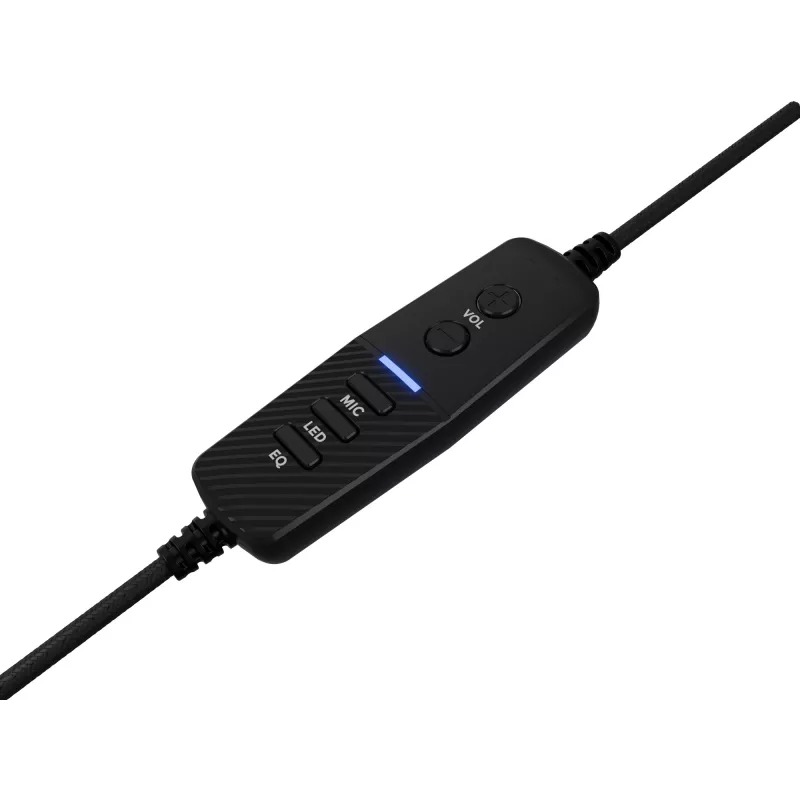 GENESIS Neon 764 Headset da gaming cablato con archetto USB Type-A Nero