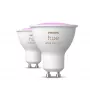 Philips Hue White and Colour Ambience GU10 – Faretto intelligente – (confezione da 2)
