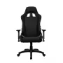 Sedia gaming arozzi Avanti SoftFabric Pure nero — ergonomica, schienale alto, braccioli regolabili, funzione dondolo inclinabile