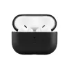 Custodia protettiva in pelle FIXED FIXLPM-999-BK per auricolari con supporto MagSafe, nera