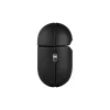 Custodia protettiva in pelle FIXED FIXLPM-999-BK per auricolari con supporto MagSafe, nera