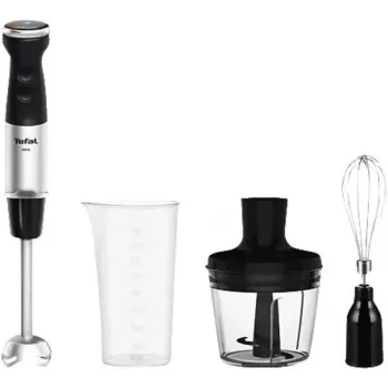 Tefal HB6738CH Mixer frullatore a immersione 1000 W acciaio inox, nero